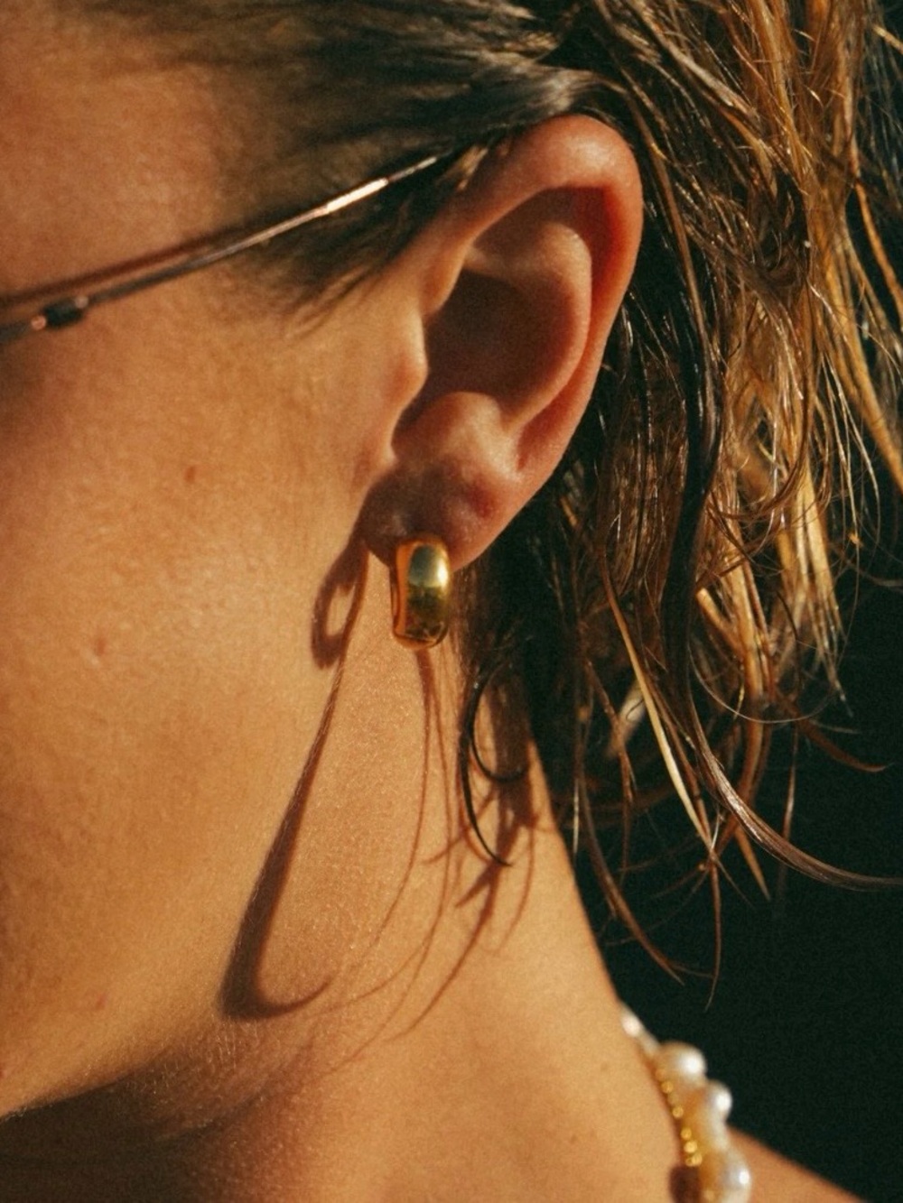Louise Carter Bahama Bold Gold Hoop Earrings - Women Jewelry